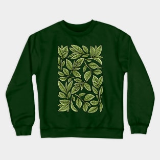 Tropical Leaf Crewneck Sweatshirt